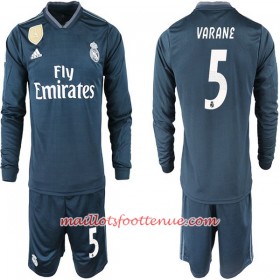 Maillot/Tenue Real Madrid VARANE 5 Enfant Extérieur 2018/2019 Manche Longue
